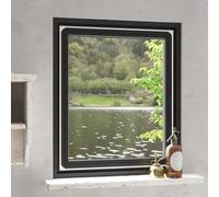 Moustiquaire magnétique pour fenêtre Blanc 100x120 cm