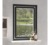 Moustiquaire magnétique pour fenêtre Blanc 80x120 cm