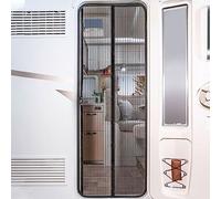 Moustiquaire magnétique pour porte - 80 x 200 cm - Pour camping-car, remorque