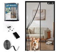 Moustiquaire Magnétique pour Porte de Balcon, Sans Perçage, Rideau Anti-Moustiques en Fibre de Verre, Protection Durable pour Balcon, Patio et Salon 90 * 200cm