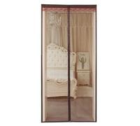 Moustiquaire magnétique réglable de 80 x 210 cm pour portes coulissantes, porte-fenêtre, porte d'entrée, installation facile, empêche les insectes d'entrer, respirant et durable