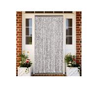 Moustiquaire marron et beige 118x220 cm chenille