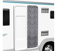 Moustiquaire Marron et beige 56 x 185 cm Chenille Noir G