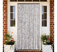 Moustiquaire Marron et Beige 90x200 cm Chenille Rideau d'Insectes Porte vidaXL