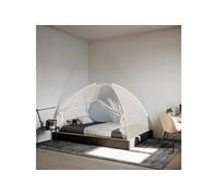 vidaXL Moustiquaire mongole avec portes, 220 maille, blanc, 200x120x130 cm