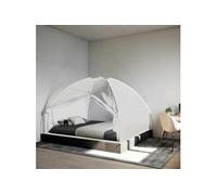 vidaXL Moustiquaire mongole avec portes 220 maille Blanc 200x180x135 cm