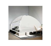 Moustiquaire mongole avec portes 220 maille blanc 200x200x135cm Noir G