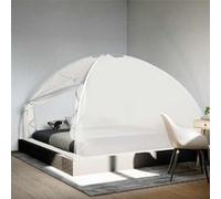 Moustiquaire mongole avec portes 220 maille blanc 200x200x135cm Noir G