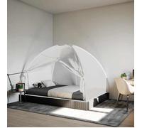 Moustiquaire mongole - vidaXL - 200x150x140 cm - Blanc - 220 trous par pouce carré - Fibre de verre - Polyester