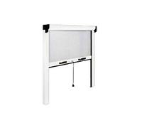 Moustiquaire OPERA verticale - Ressort de rappel et frein de remontée - 100x160 - Blanc - ZV04510016016