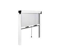 Moustiquaire OPERA verticale - Ressort de rappel et frein de remontée - 140x160 - Blanc - ZV04514016016