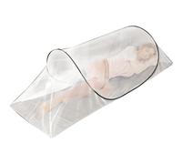 Moustiquaire pliable Pop Up - 200 x 80 x 56 cm - Portable - Tente de voyage pliable - Pour chambre à coucher, camping, extérieur, installation facile et rapide (blanc)