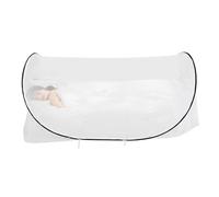 Moustiquaire Pliable pour Lit Simple, Moustiquaire Pliable, Filet Anti-Mouches Pop Up, Moustiquaire Pop-up Portable, Pliable Moustiquaire Voyage avec Sac De Rangement, Voyage, Camping, Lit Simple