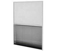 Moustiquaire plisse pour fentre et store en aluminium dimensions 80 x 100 cm protection efficace contre couleurs multiple Largeight