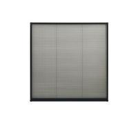 Vidaxl Moustiquaire Plissée À Fenêtre Aluminium Anthracite 120x120 Cm
