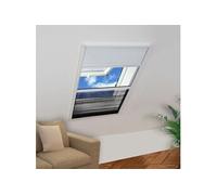 vidaXL Moustiquaire pliss¿¿e pour fen¿ºtre et store Aluminium 80 x 120cm