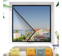 Moustiquaire plissée robuste sans perçage pour fenêtres de toit - Protection durable - Facile à installer - Pour la maison et le bureau - 160 x 195 cm