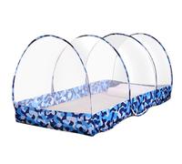 Moustiquaire Pop Up 90 x 190 x 90 cm - Moustiquaire de voyage pliable - Tente de camping portable pour lit, voyage, camping en plein air, confortable, rapide et portable