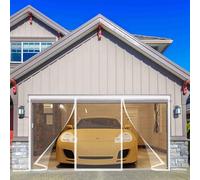 Moustiquaire Porte 140x70cm Fenêtre Magnétique avec Accès Facile à la Poignée de la Porte - Avec un Seul Aimant Puissant Blanc