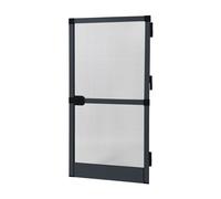 Moustiquaire porte battante - AVOSDIM - Anthracite - Aluminium - H215 x L100 cm - Aimantée
