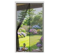 Moustiquaire Porte Fenetre 100 x 210 cm, Moustiquaire Fenetre Magnetique Magnétique Renforcée, Exempter Moustiquaire Porte Fenetre Magnetique, Porte de Terrasse Pour le Salon du Balcon