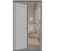 Moustiquaire Porte Fenetre 120 x 212 cm Moustiquaire Porte Magnétique Différentes Tailles Fenetre Magnétique Différentes Tailles pour Exterieur, Gris