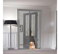 Moustiquaire Porte Fenetre 120 x 225 cm Moustiquaire Porte Magnétique Différentes Tailles Rideau Anti Moustique Installation Facile Sans Outils pour Cave, Terrasse, Gris