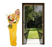 Moustiquaire Porte Fenetre 123 x 234 cm Différentes Tailles Moustiquaire Baie Sans Perçage Idéale pour Balcons, Caves, Chambres, Noir