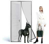 Moustiquaire Porte Fenetre 290 x 220 cm AimantéE Moustiquaire Fenetre Fermeture Automatique Facile à Installer sans Percer pour Couloirs Portes Gris