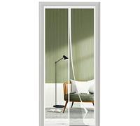 Moustiquaire Porte Fenetre 60x215, SHA2WEN Rideau Moustiquaire Magnétique Blanc, Profitez de l'été en Famille
