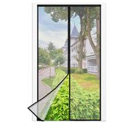 Moustiquaire Porte Fenetre, 70 x 200 CM - Maille Fine NOIRE Rideau Anti Mouche, se ferme tout seul, la Largeur du Haut de la Fenêtre de la Moustiquaire Porte Fenetre Magnetique Jusqu'à 3,8 CM