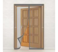 Moustiquaire Porte Fenetre 80 x 198 cm Moustiquaire Magnétique Anti Mouche Anti Insecte Rideau Moustique Mouche Insecte pour Porte Exterieur, Gris