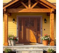 Moustiquaire Porte Fenetre 85 x 130 cm Fermeture Automatique Aimantée, Sans Perçage Moustiquaire Magnétique pour Portes Rideaux Aimantée Sans Percage pour Couloirs, Patio, Marron