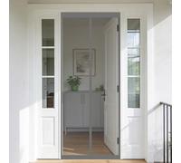 Moustiquaire Porte Fenetre 90 x 110 cm Sans Perçage, Fermeture Automatique, Maintient L'Air Frais à L'Intérieur, Anti-Insectes Rideau Aimanté pour Porte Exterieur, Gris
