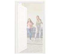 Moustiquaire Porte Fenêtre Aimantée avec Fermeture Automatique 160x220cm Installation Sans Perçage Universelle pour Porte et Fenêtre|Tissu Haute Qualité Anti Déchirure Anti Insectes pour Maison Blanc