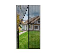 Moustiquaire Porte Fenetre Aimantée - Magnetique - 70x200cm - Fixation Auto Agrippante - PVC - Blanc