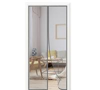 Moustiquaire Porte Fenetre Magnétique 100x170 cm, Rideau Anti Moustique Convient à Toutes les Tailles de Portes de Balcon, de Portes de Salon, de Portes Extérieures, de Portes Coulissantes, etc. Gris