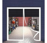 Moustiquaire Porte Fenetre Magnetique 148 x 220 cm Fermeture Automatique Porte Moustiquaire Aimantee Sans Perçage Installation Facile pour La Plupart Les Types de Fenêtres Ou Porte, Blanc