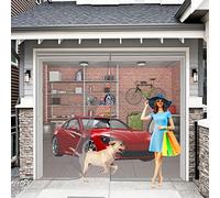 Moustiquaire Porte Fenêtre Magnétique 210 x 210 cm Installation Facile Sans Outils Moustiquaire Aimantée Bande Fermeture Automatique Détachables Pour Porte Fermeture Automatique, Gris