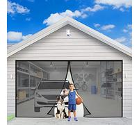 Moustiquaire Porte Fenetre Magnétique, 70 x 250 cm Rouleaux de Inclus, Totalement Magnétique, Fermeture Automatique Noir