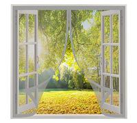 Moustiquaire Porte Fenêtre Magnétique 90 x 115 cm Aimantée Auto-AdhéSif en Maille, Moustiquaire sur Mesure Porte Fermeture Automatique Détachables pour Fenêtres Porte, Gris
