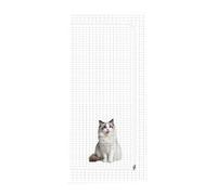 Moustiquaire Porte Fenetre, Moustiquaire Porte Résistant, | Filet Anti-Chats | Filet Intérieur Épais avec Fermeture Éclair, Accessoire pour Chiots Et Chatons, Portte Renforcée pour Chat