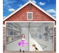 Moustiquaire porte Magnétique, 185x215cm, Moustiquaire à Fermeture Aimantée Moustiquaire porte Fenetre Rideau avec Rubans Adhésifs pour Couloirs Portes Balcon, Personnalisable, Gris