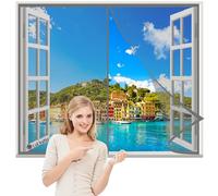 Moustiquaire Porte Magnetique,Anti-Mouche Insectes Rideau Gris 80x150cm Fermeture Automatique Rideau Porte Anti insectes avec Aimants Sans Perçage pour Couloirs Portes Patio