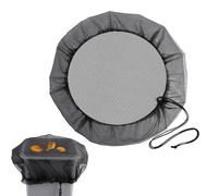 Moustiquaire pour baril de pluie 1/4 - Maille de baril - Filet récupérateur d'eau | Maille flexible avec cordon de serrage - Sécurité de collecte d'eau - Filet de filtration optimal pour l'extérieur