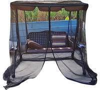 Moustiquaire pour Chaise pivotante d'extérieur, moustiquaire en Maille pour Patio, Balcon, balançoire de Jardin, moustiquaire en Polyester, Filet d'ombrage imperméable et résistant aux UV avec