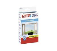 tesa Moustiquaire pour fenêtre 55680-00001-02 – Auto-agrippante, découpable, 180×150 cm Anthracite