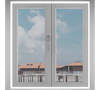 Moustiquaire pour fenêtre,55x70cm(21.6x27.5in) Grille fine impénétrable en polyester, pas facile à déchirer pour toutes les fenêtres, Blanc-A