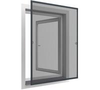 Moustiquaire pour fenêtre avec ressorts d'accrochage 100 x 120 cm