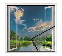 Moustiquaire Pour FenêTre Filet En Fibre De Verre 80x120cm Protection Contre Les Insectes Pour Porte De Balcon Portes De Salon Porte Patio Porte Coulissante Porte Patio Porte Battante Noir